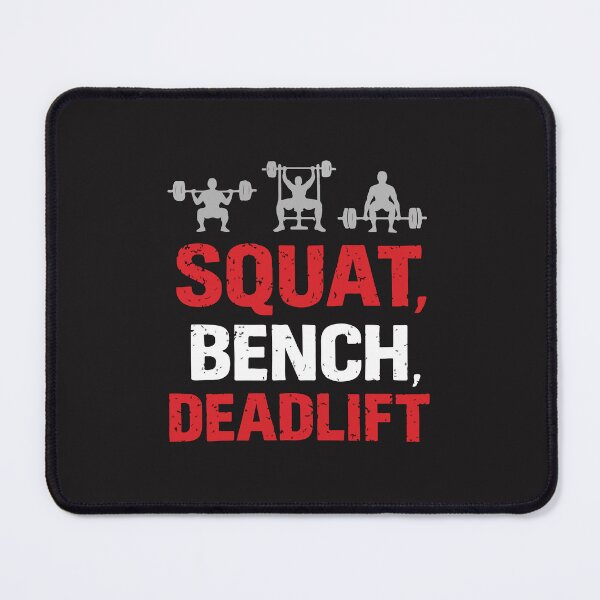 Item preview, Squat Bench Deadlift Powerlifting Gym Strength Training Motivation Design designed and sold by kiralynstration.