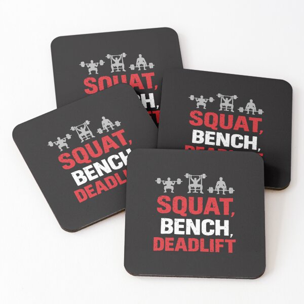 Item preview, Squat Bench Deadlift Powerlifting Gym Strength Training Motivation Design designed and sold by kiralynstration.