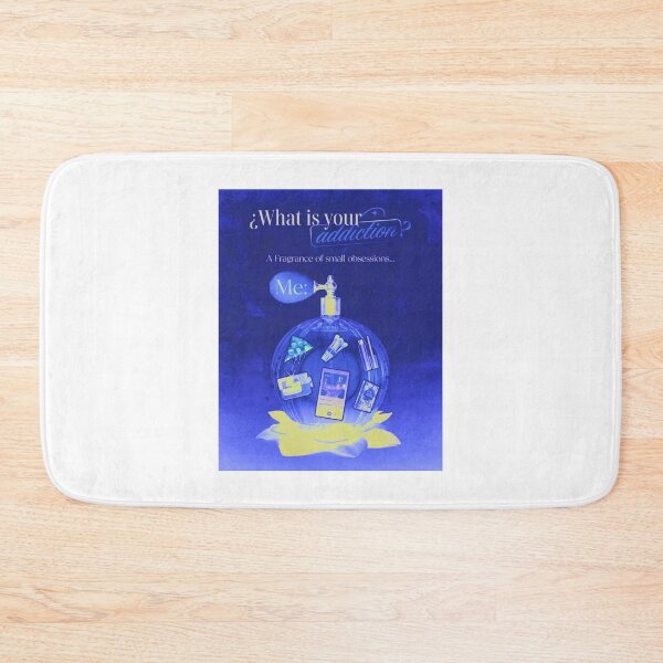 Item preview, WHAT IS YOUR ADDICTION CYAN BLUE designed and sold by melyverso.