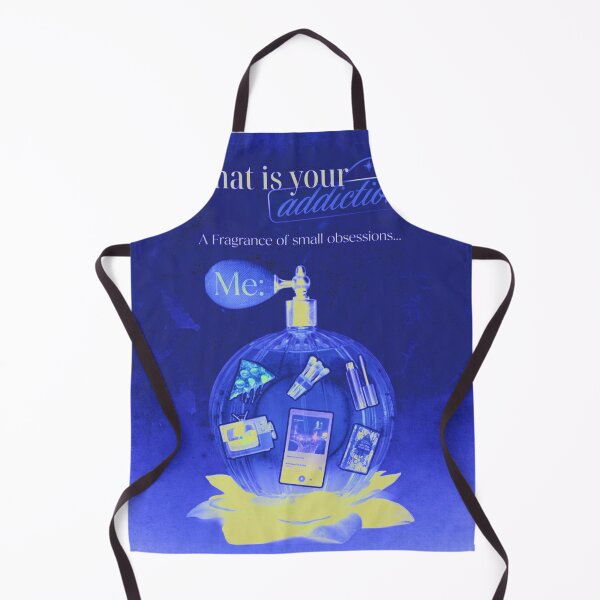 Item preview, WHAT IS YOUR ADDICTION CYAN BLUE designed and sold by melyverso.