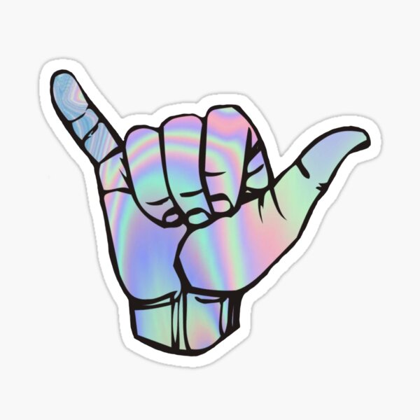 Item preview, Holographic Shaka designed and sold by sluggishsloth.