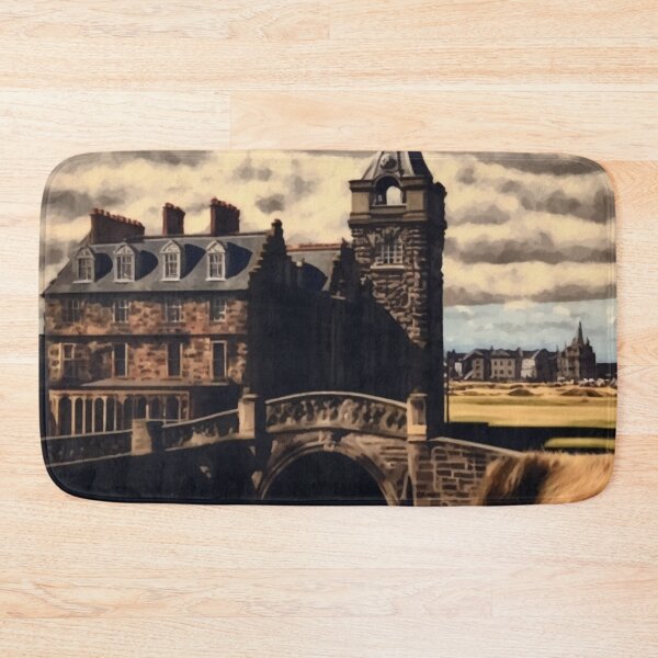 Item preview, at the Old Course, St. Andrews: A Golf Poster Celebrating the Birthplace of Golf designed and sold by VC-prints.