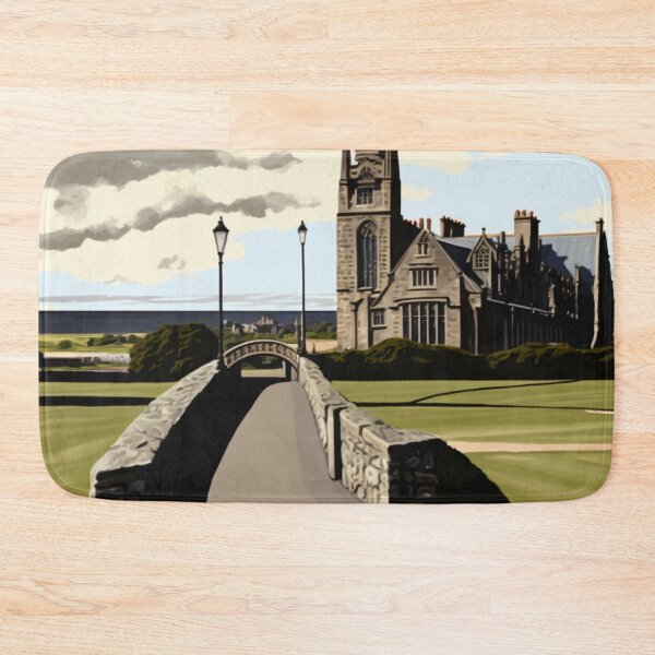 Item preview,  at the Old Course, St. Andrews: A Golf Poster Celebrating the Birthplace of Golf designed and sold by VC-prints.