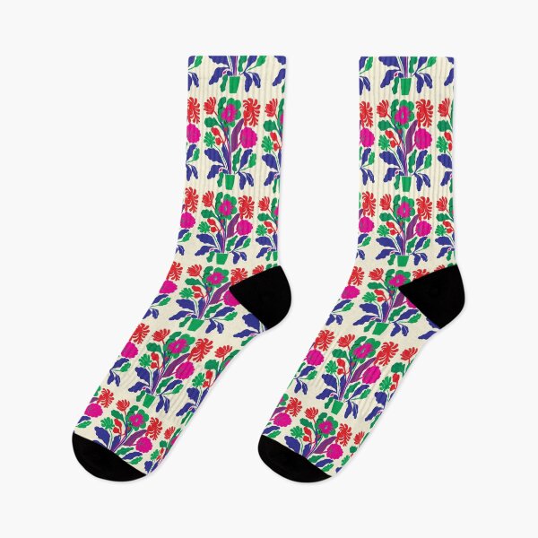 Item preview, Cool Colorful Capacious Folk Floral Abstract Design designed and sold by CharlottePlaceArt.