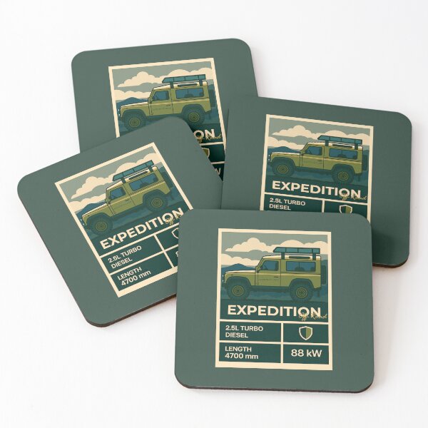 Item preview, Mountain Trail Overland Vehicle Illustration in Retro Expedition Style designed and sold by KrintoryTees.
