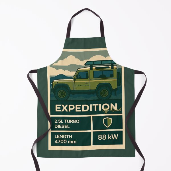 Item preview, Mountain Trail Overland Vehicle Illustration in Retro Expedition Style designed and sold by KrintoryTees.