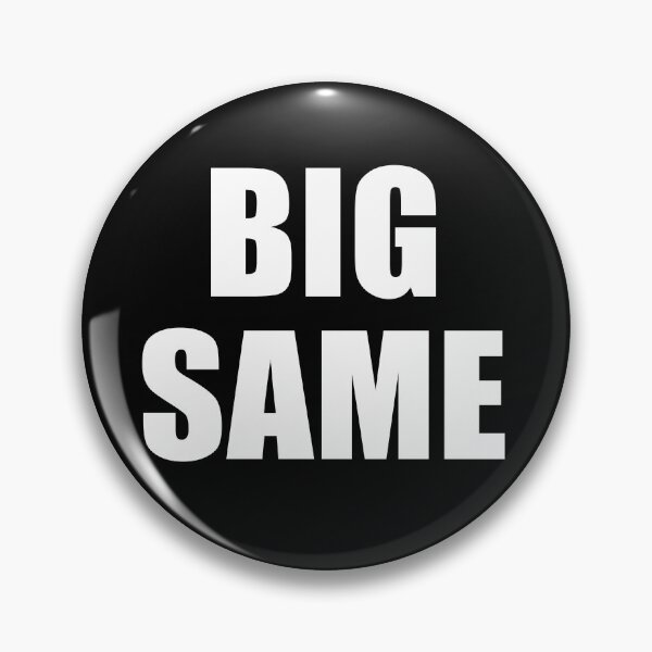 Item preview, Big Same Minimalist White on Black Statement designed and sold by deluxus.