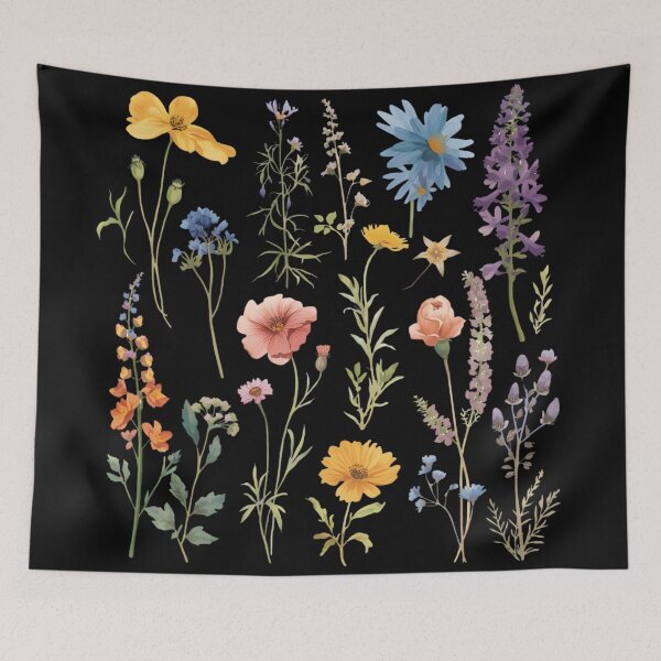 Item preview,  Wildflowers watercolor set designed and sold by uunaa.
