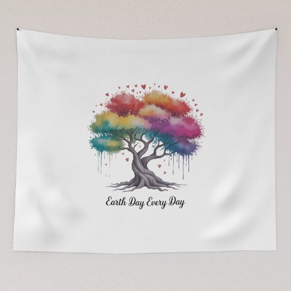 Item preview, Beautiful Tree Filled with Colors Earth Day Every Day designed and sold by FaithAbbott.