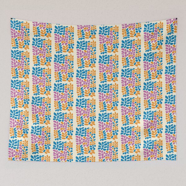 Item preview, Cool Colorful Capacious Folk Floral Abstract Design designed and sold by CharlottePlaceArt.