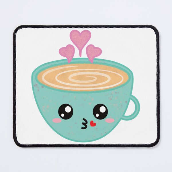 Item preview, Cute Kawaii Coffee Cup with Heart Steam Art designed and sold by ConysArt.