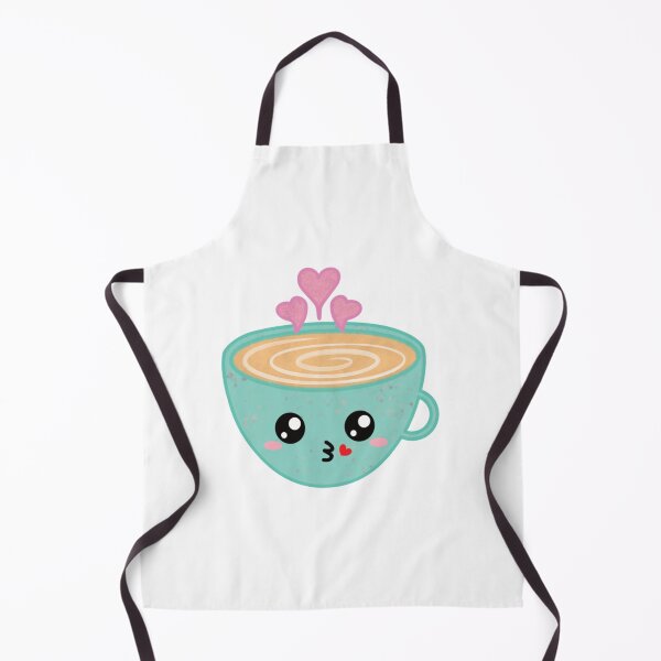 Item preview, Cute Kawaii Coffee Cup with Heart Steam Art designed and sold by ConysArt.