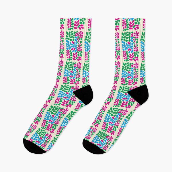 Item preview, Cool Colorful Capacious Folk Floral Abstract Design designed and sold by CharlottePlaceArt.