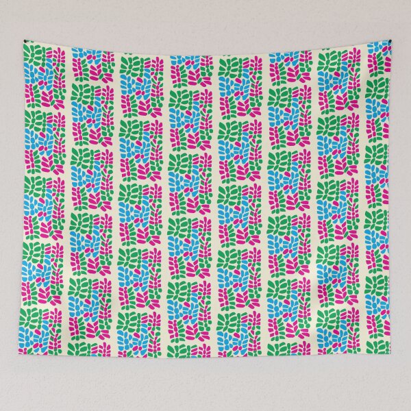 Item preview, Cool Colorful Capacious Folk Floral Abstract Design designed and sold by CharlottePlaceArt.