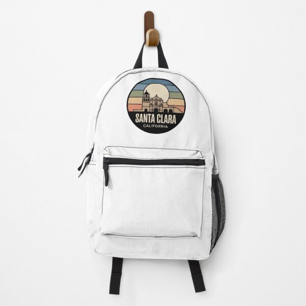 Item preview, Santa Clara California: Retro Mission Sunset Circle Badge designed and sold by CircinusStore.