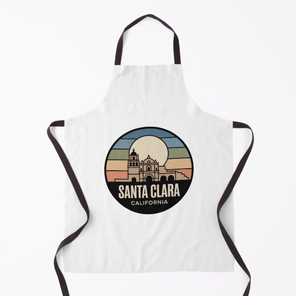 Item preview, Santa Clara California: Retro Mission Sunset Circle Badge designed and sold by CircinusStore.