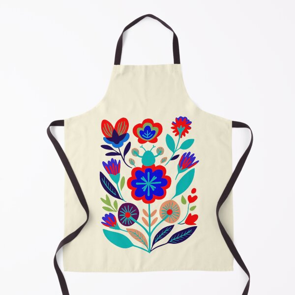 Item preview, Cool Colorful Capacious Folk Floral Abstract Design designed and sold by CharlottePlaceArt.