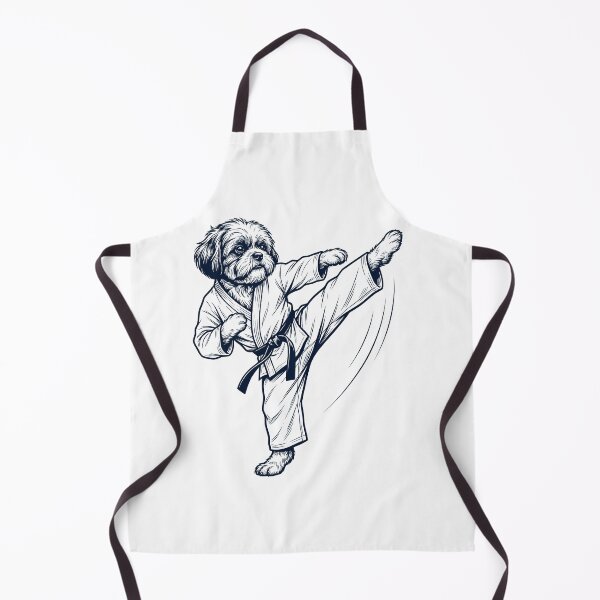 Item preview, Vintage Shih Tzu Doing Karate Martial Art Dog Lover designed and sold by TerryConnells.