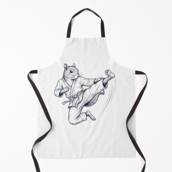 Item preview, Vintage Squirrel Doing Karate Martial Art Animal Lover designed and sold by TerryConnells.