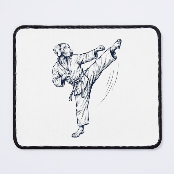 Item preview, Vintage Weimaraner Doing Karate Martial Art Dog Lover designed and sold by TerryConnells.