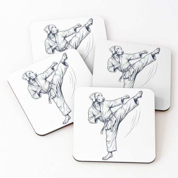 Item preview, Vintage Weimaraner Doing Karate Martial Art Dog Lover designed and sold by TerryConnells.
