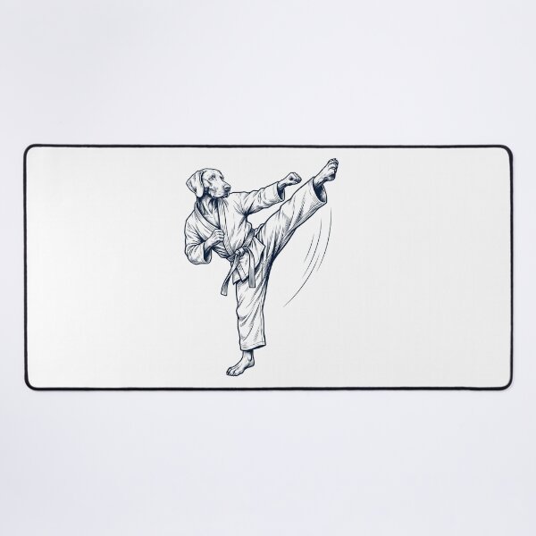 Item preview, Vintage Weimaraner Doing Karate Martial Art Dog Lover designed and sold by TerryConnells.