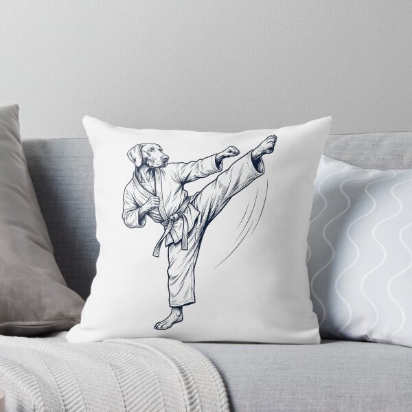 Item preview, Vintage Weimaraner Doing Karate Martial Art Dog Lover designed and sold by TerryConnells.
