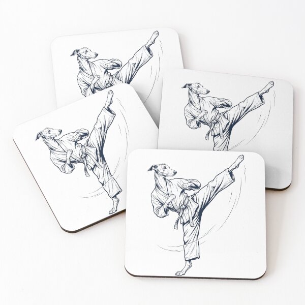 Item preview, Vintage Whippet Doing Karate Martial Art Dog Lover designed and sold by TerryConnells.