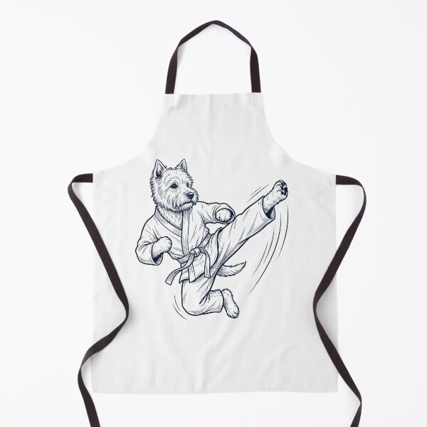 Item preview, Vintage West Highland White Terrier Doing Karate Martial Art Dog Lover designed and sold by TerryConnells.