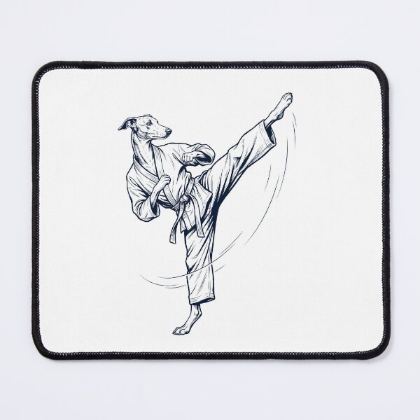 Item preview, Vintage Whippet Doing Karate Martial Art Dog Lover designed and sold by TerryConnells.