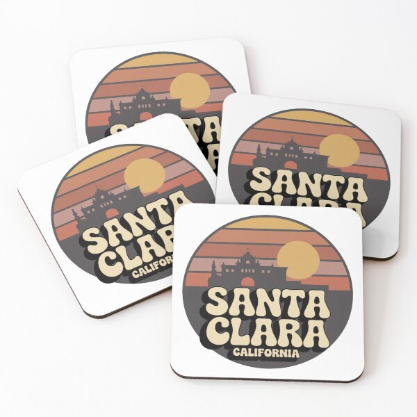 Item preview, Santa Clara California: Retro Mission Sunset Emblem designed and sold by CircinusStore.