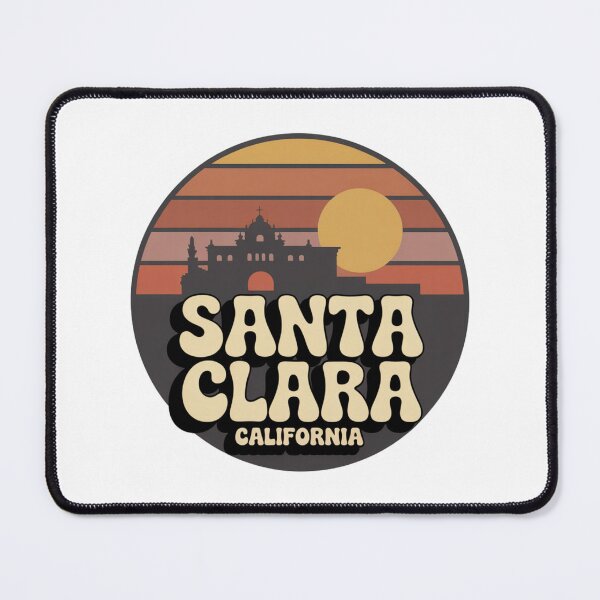 Item preview, Santa Clara California: Retro Mission Sunset Emblem designed and sold by CircinusStore.