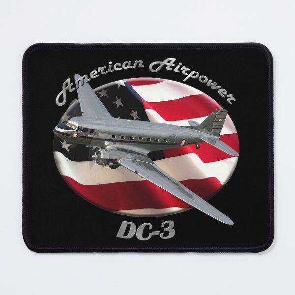 Item preview, DC-3 American Airpower Patriotic Aviation Tee designed and sold by Emberglowo.