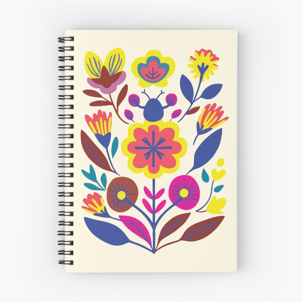 Item preview, Cool Colorful Capacious Folk Floral Abstract Design designed and sold by CharlottePlaceArt.