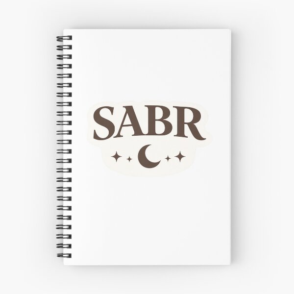 Item preview, Sabr Aesthetic Sticker – Patience Quote Minimal Islamic Style Laptop Sticker designed and sold by Bysma.