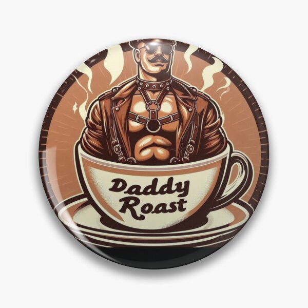 Item preview, Strong Brew Daddy Roast Gay Pride Graphic Art Design designed and sold by ItsAKinkThing.