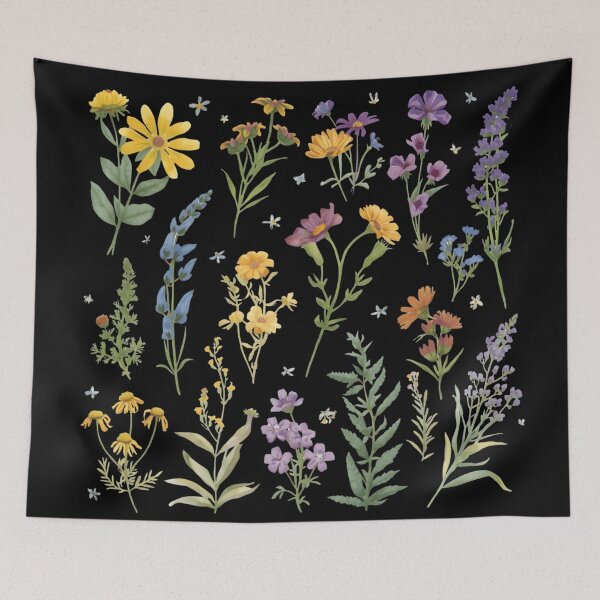 Item preview,  Wildflowers watercolor set designed and sold by uunaa.