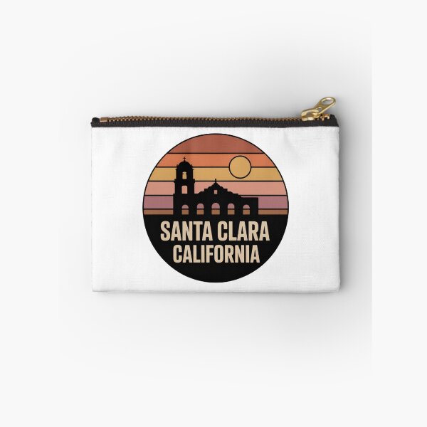 Item preview, Santa Clara California: Retro Mission Sunset Badge designed and sold by CircinusStore.