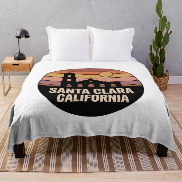 Item preview, Santa Clara California: Retro Mission Sunset Badge designed and sold by CircinusStore.