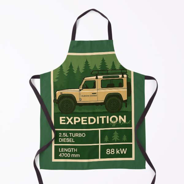 Item preview, Forest Trail Overland Vehicle Illustration in Retro Expedition Style designed and sold by KrintoryTees.