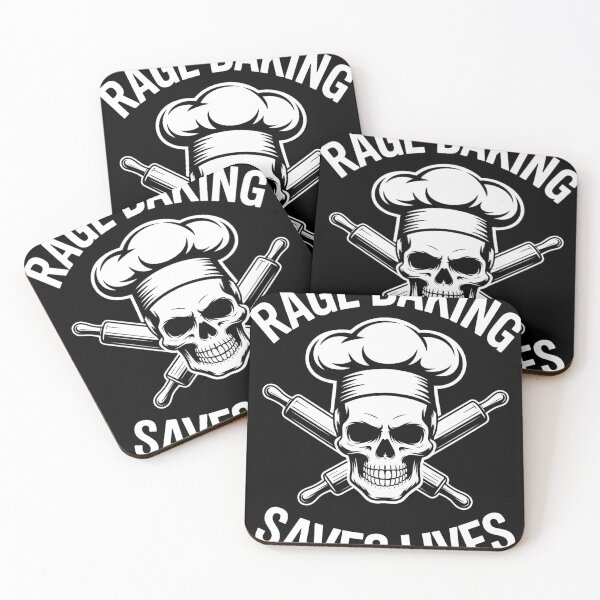 Item preview, Baking Skull Funny Baker Cook Chef designed and sold by waislumekinwye.