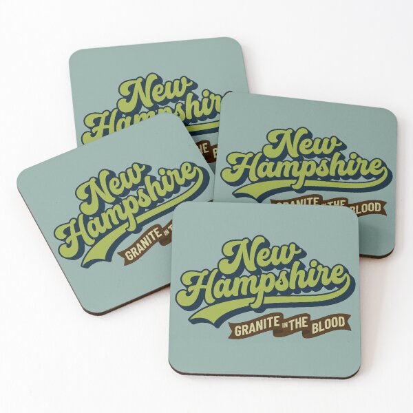 Item preview, New Hampshire Retro 70s Script Granite In The Blood Aesthetic designed and sold by Cozy-Old-Pub.