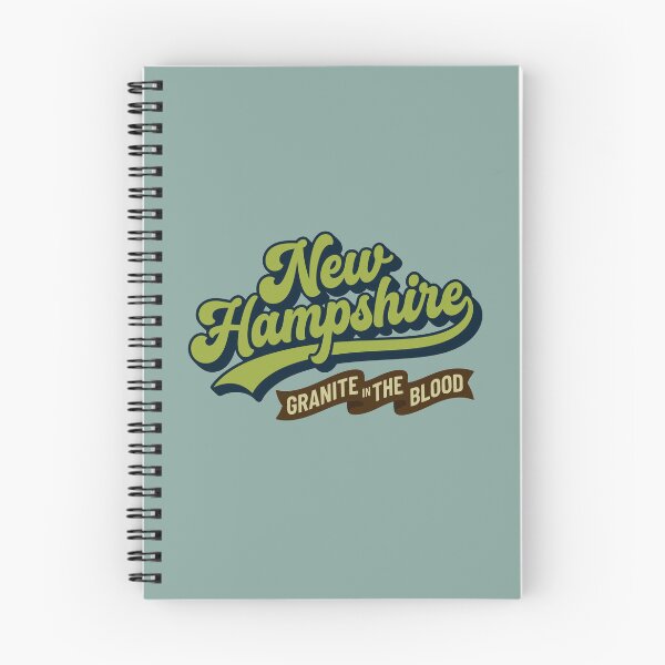 Item preview, New Hampshire Retro 70s Script Granite In The Blood Aesthetic designed and sold by Cozy-Old-Pub.