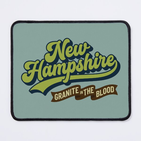 Item preview, New Hampshire Retro 70s Script Granite In The Blood Aesthetic designed and sold by Cozy-Old-Pub.