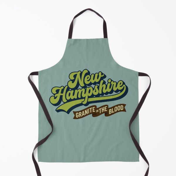 Item preview, New Hampshire Retro 70s Script Granite In The Blood Aesthetic designed and sold by Cozy-Old-Pub.