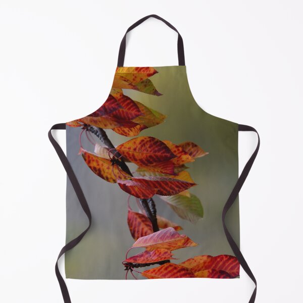 Aperçu de l'œuvre Red Orange Autumn Leaves Minimal Nature Aesthetic Vertical Botanical Wall Art créée et vendue par onubi.