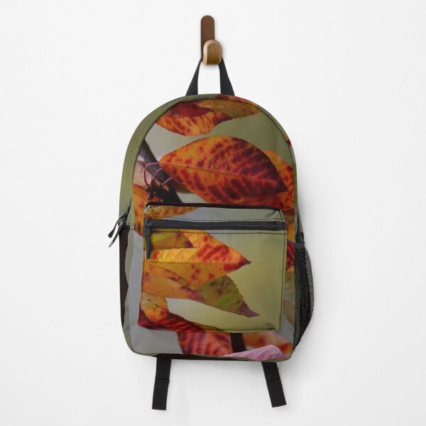 Item preview, Red Orange Autumn Leaves Minimal Nature Aesthetic Vertical Botanical Wall Art designed and sold by onubi.