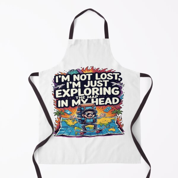 Item preview, I’m Not Lost, I’m Just Exploring – Funny Travel Quote Backpacker Adventure Design designed and sold by Sushikidsntod.