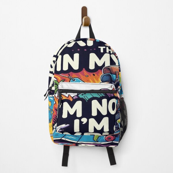 Item preview, I’m Not Lost, I’m Just Exploring – Funny Travel Quote Backpacker Adventure Design designed and sold by Sushikidsntod.