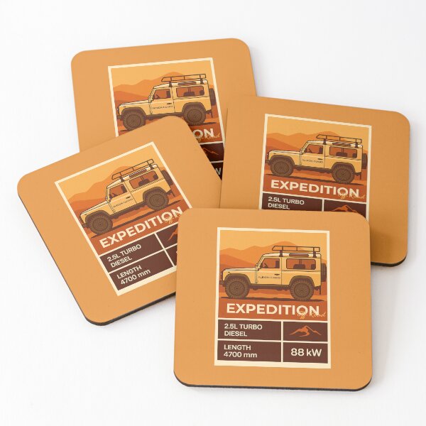 Item preview, Desert Dune Overland Vehicle Illustration in Retro Expedition Style designed and sold by KrintoryTees.